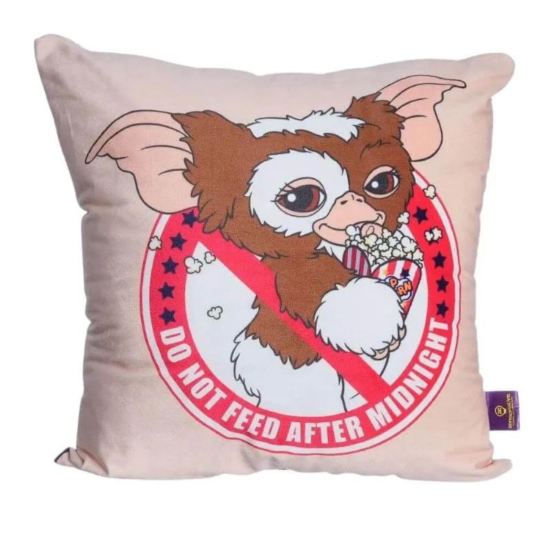 Almofada Fibra Veludo 40X40Cm Gremlins Gizmo - Zona Criativa