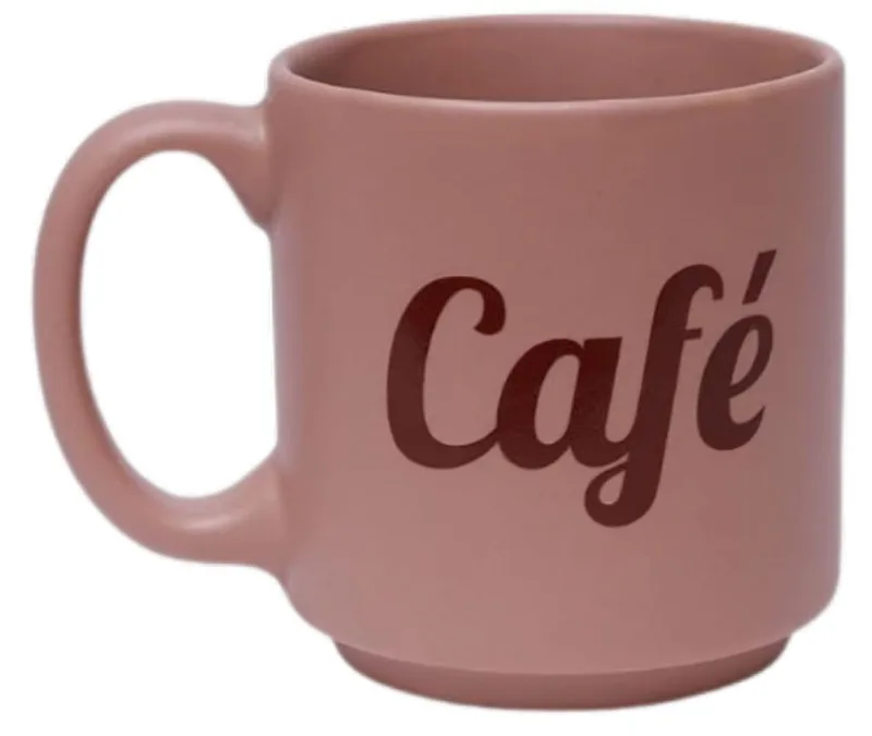 Caneca 100ml Mini Tina Café Para Comecar Bem O Dia - LC - Presentes