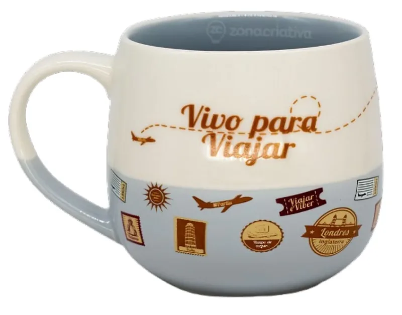 Caneca 400ml Maggie Viagem - LC