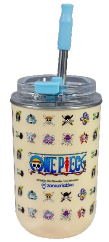 Copo 300ml Neo One Piece Com Canudo Inox - LC - Presentes
