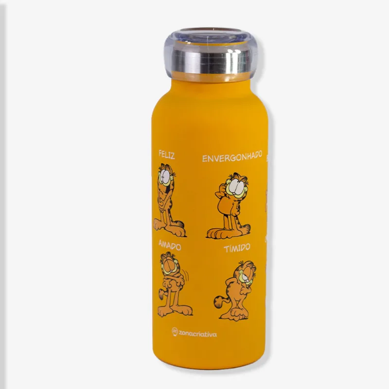 Garrafa Bubble Garfield Expressões