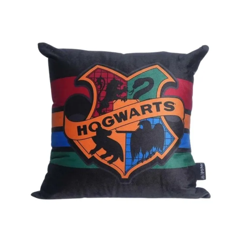 Almofada Hogwarts Listras Zonacriativa 40cm 65353 (MP)