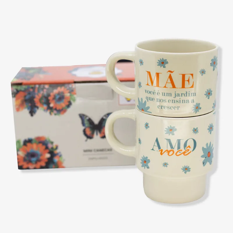 Kit Canecas Empilháveis Mãe Garden – Zonacriativa