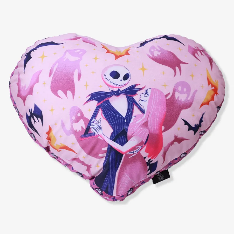 Almofada Formato Coração Jack e Sally – O Estranho Mundo de Jack