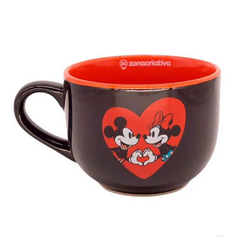 Caneca Bobby ZonaCriativa Mickey E Minnie 500ml 10026391 (MP)