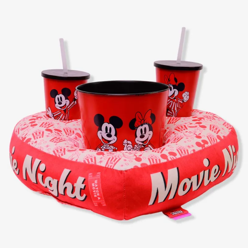Kit Pipoca Coração Mickey e Minnie Namorados - Disney