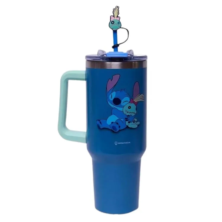 Canecão Tumbler 1,15l Stitch Com Canudo - LC