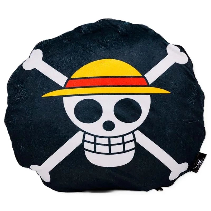 Almofada 2 Em 1 Manta Com Zíper One Piece Zona Criativa - LC