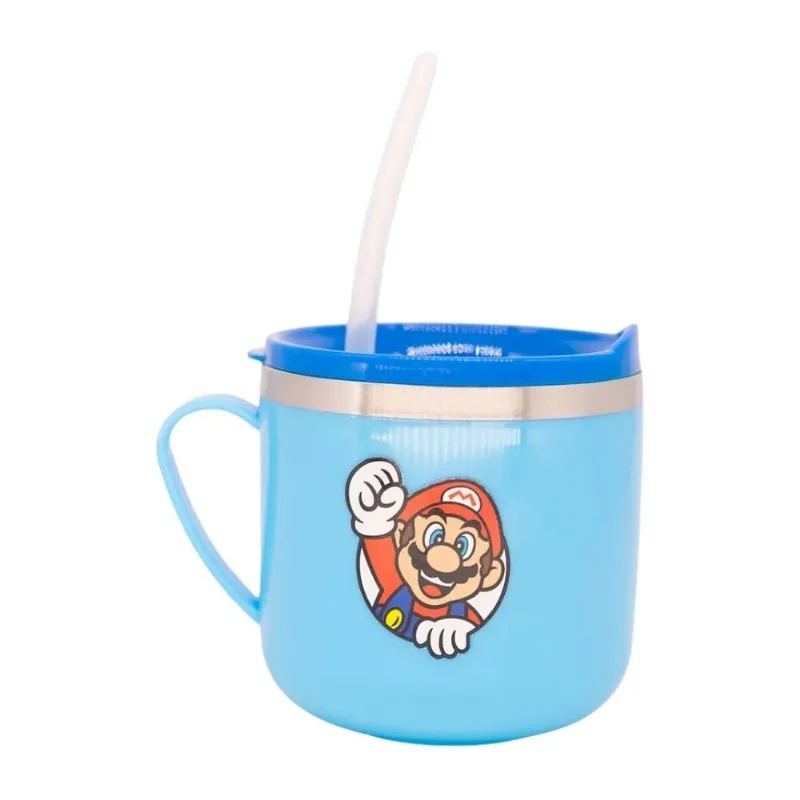 Caneca Flip Zonacriativa Super Mario 250ml 10026460 (MP)