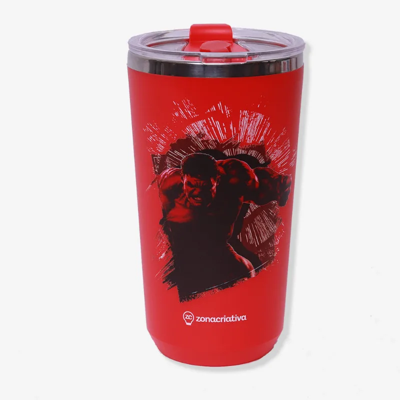 Copo Sky Hulk Vermelho - Marvel