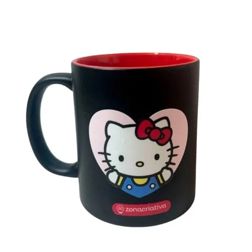 Caneca Magic 300ml Hello Kitty Preta - LC