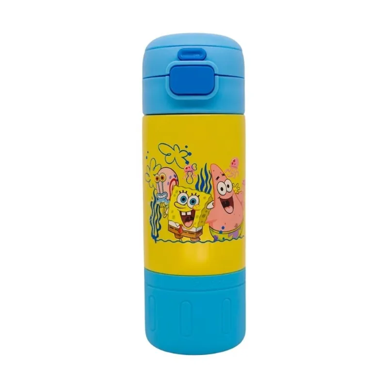 Garrafa Zonacriativa Bob Esponja Capsule 450ml 3599 (MP)
