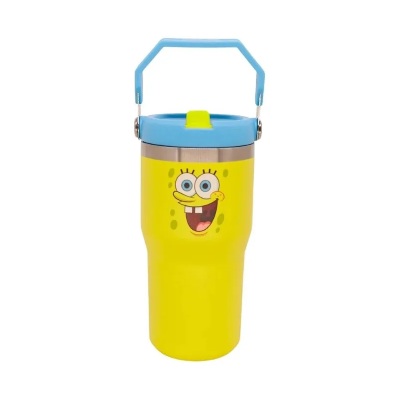 Copo Tumbler Zonacriativa Bob Esponja 650ml 6583 (MP)