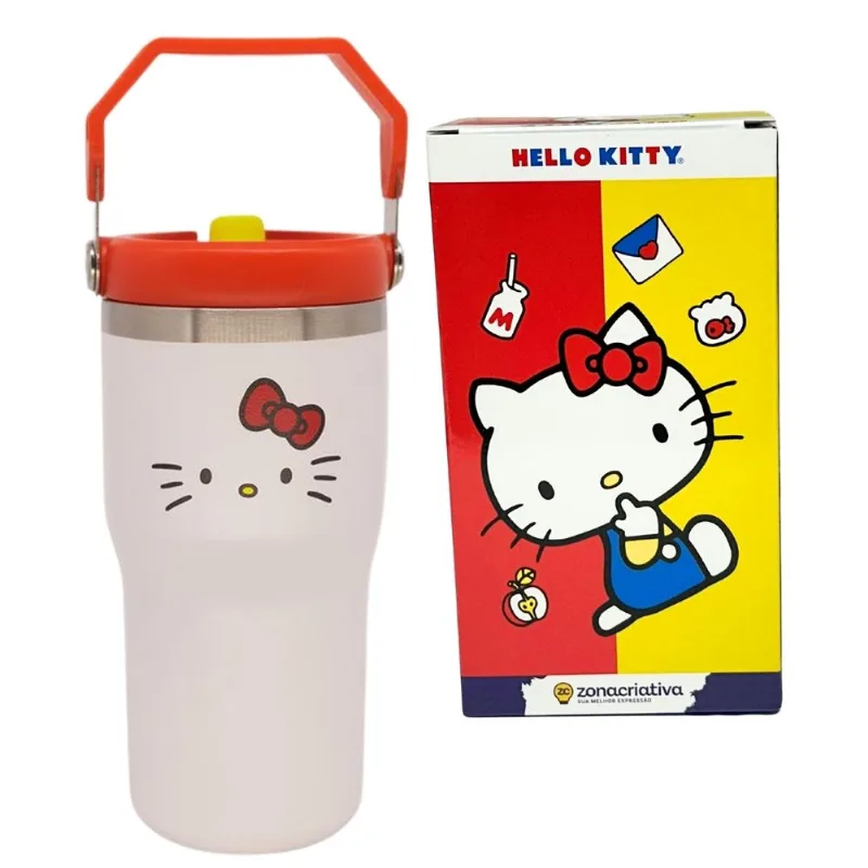 Copo Térmico Tumbler Hanger 650ML HELLO KITTY Zona Criativa