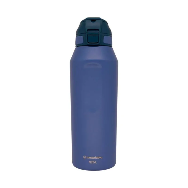 Garrafa Térmica Zonacriativa Vita Pegasus Blue Ember 1 Litro (MP)