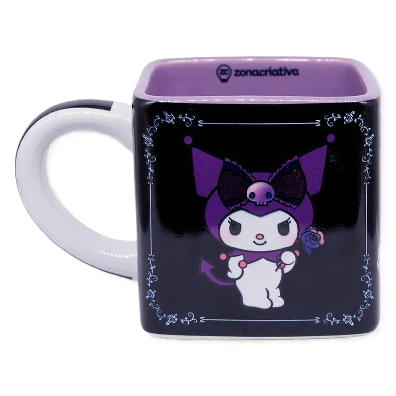 Caneca 300ml Cubo Kuromi Zona Criativa - LC
