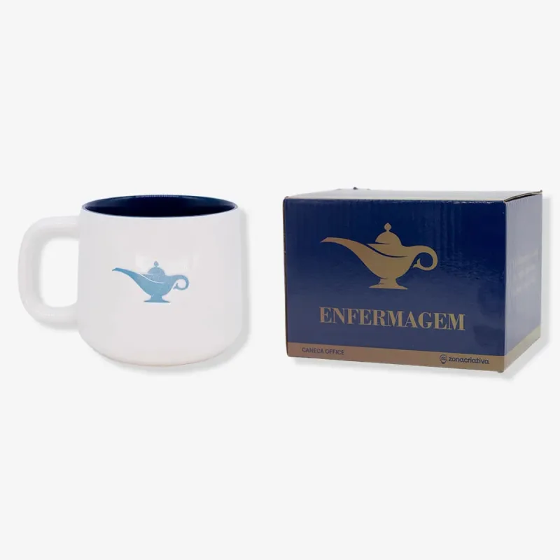 Caneca Office 500ml Profissões Enfermagem - LC - Presentes