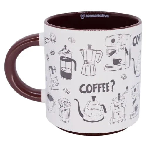 Caneca Grafite 500ml Café - LC - Presentes