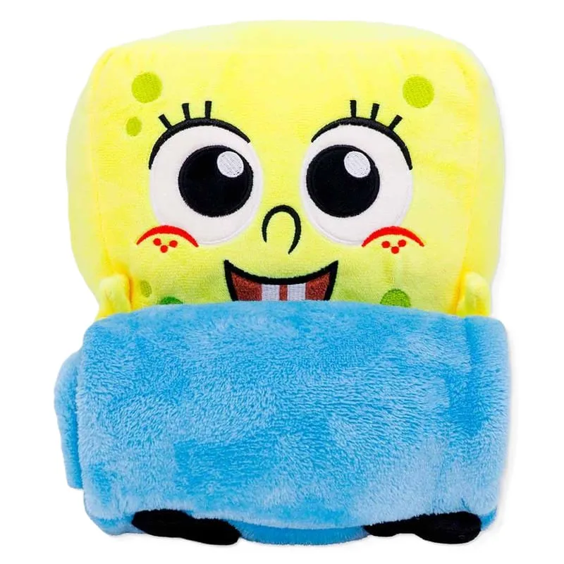 Pelúcia Com Manta Bob Esponja - LC