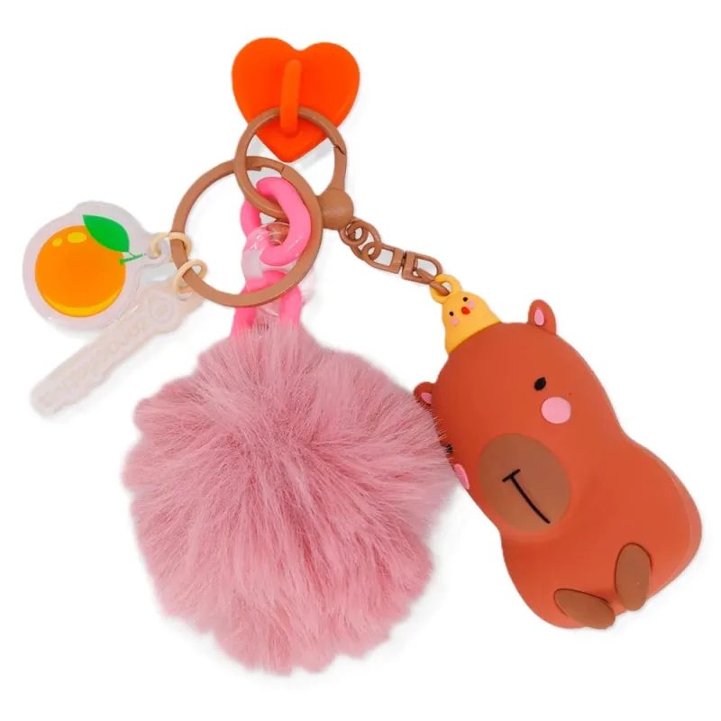 Chaveiro Charms Capivara Zona Criativa - LC - Presentes