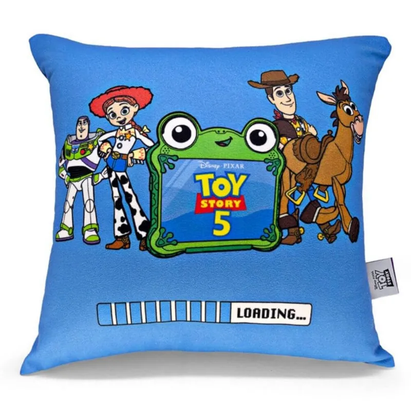 Almofada Fibra Veludo 40x40cm - Lilypad e Turma Toy Story 5 - Zona Criativa