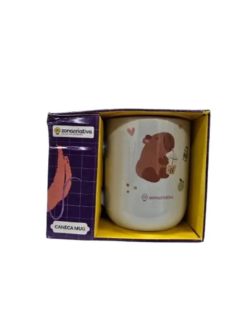 Caneca 400ml Mug Capivara Zona Criativa - LC