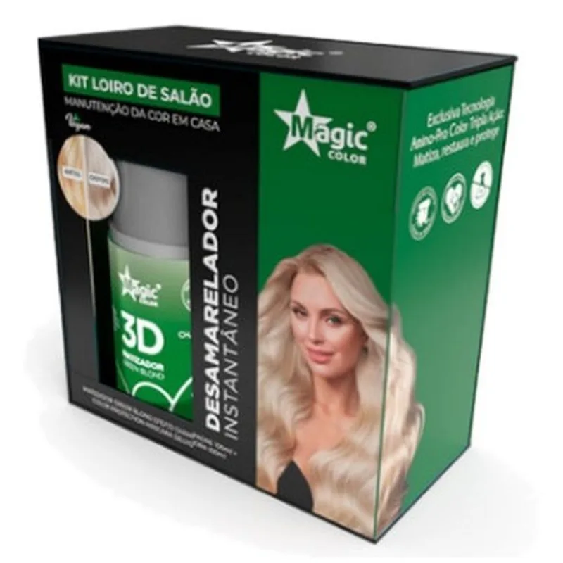 Kit Matizador E Máscara Diluidora Magic Color 100ml Champagne (MP)