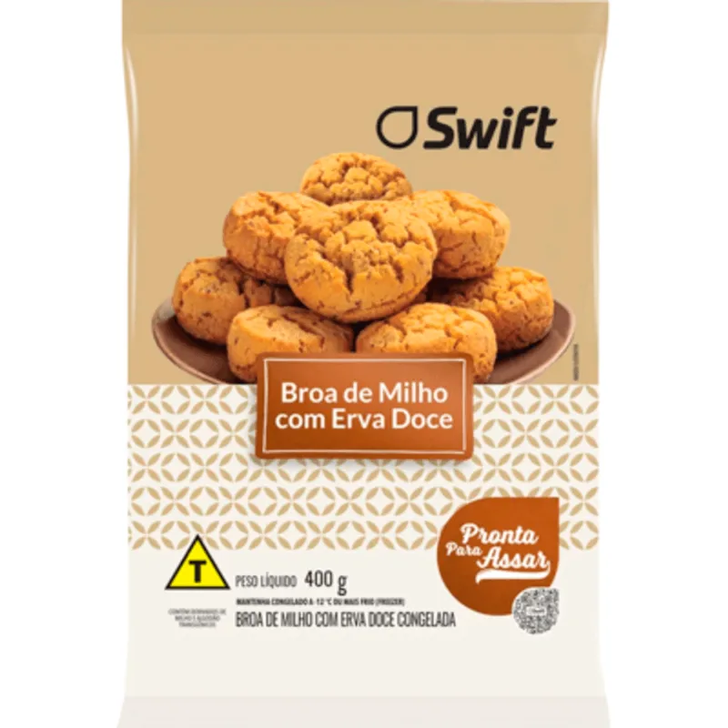 Broa de Milho Swift Erva doce 400g