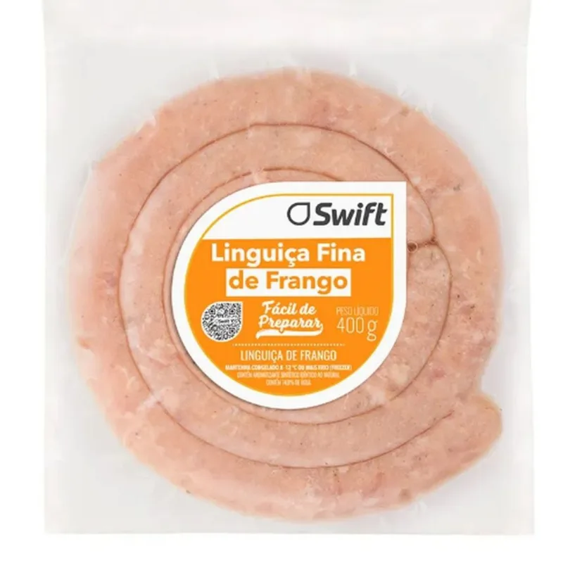 Linguiça Fina de Frango Swift 400g