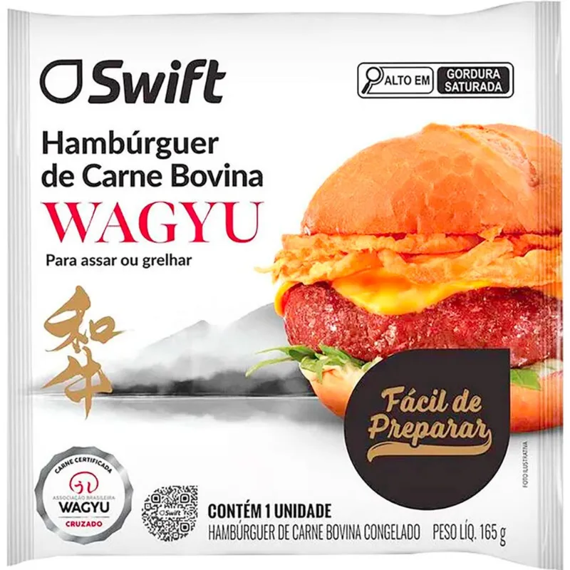 Hambúrguer Wagyu Swift Bovino 165g