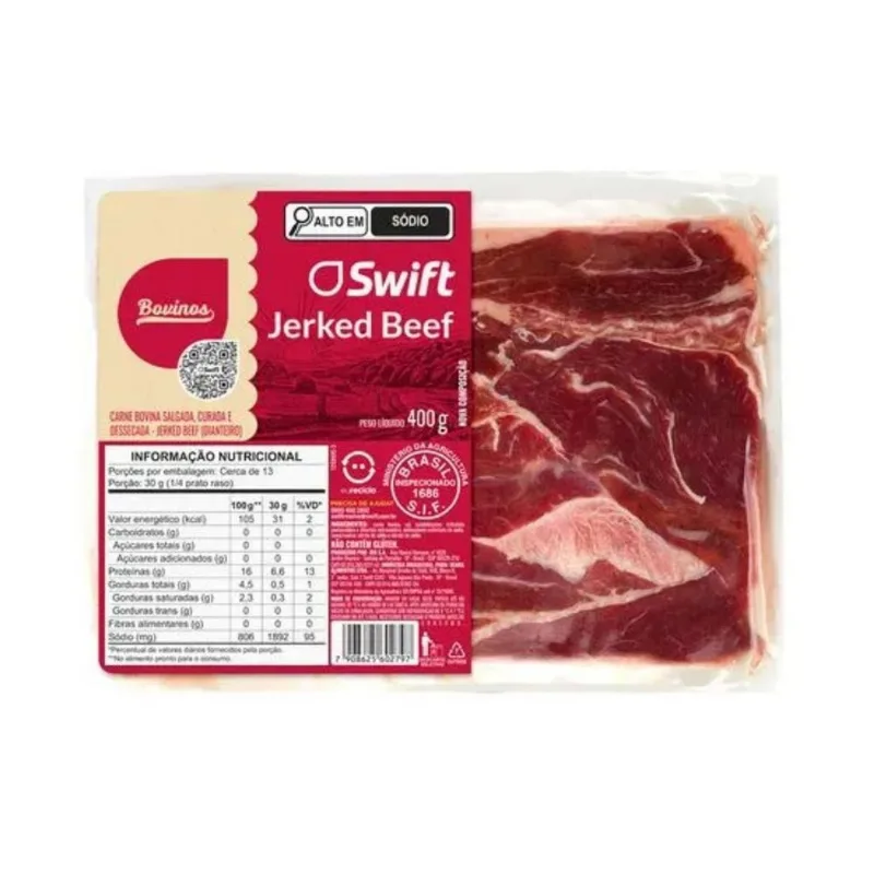 Jerked Beef Bovino Swift 400g