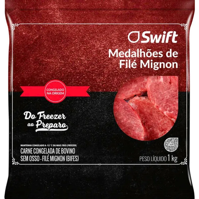 Medalhão de Filé Mignon Swift Congelado 1kg