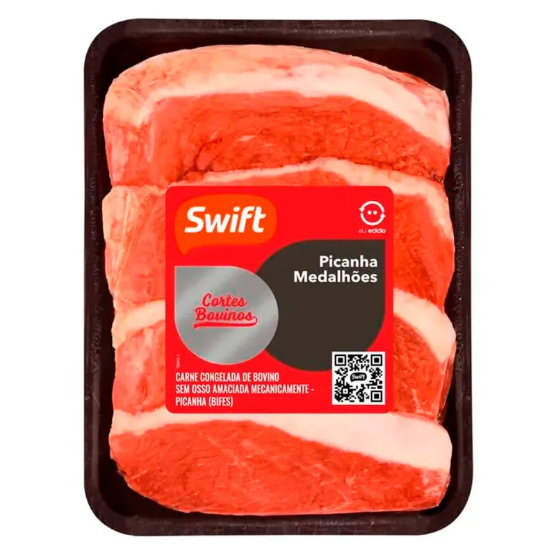 Filé Mignon Suíno Swift em Cubos Congelado 500g