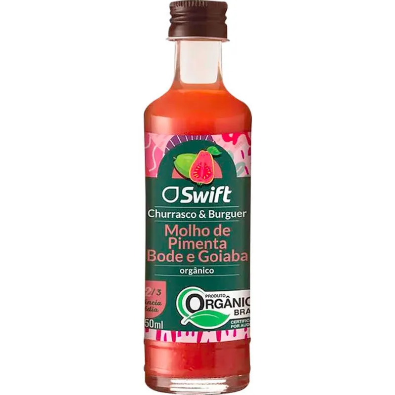 Molho de Pimenta Swift Bode e goiaba 50ml