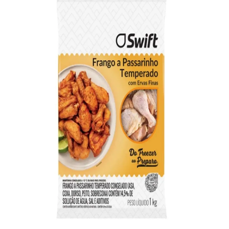Frango à Passarinho Swift Temperado Congelado 1Kg