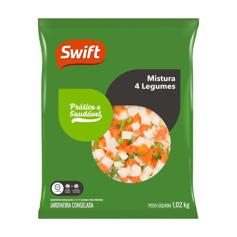 Jardineira Congelada Swift 1,02Kg 4 Legumes