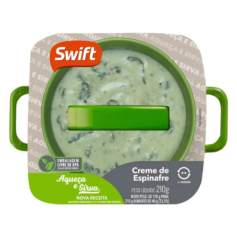 Creme Espinafre Swift 210g