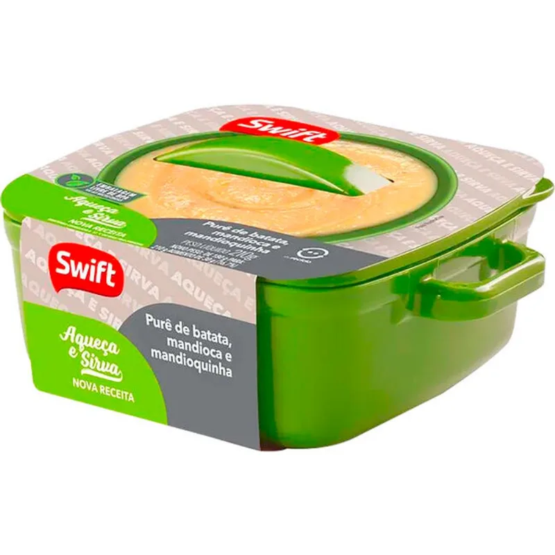 Purê Swift Batata, mandioca e mandioquinha 210g