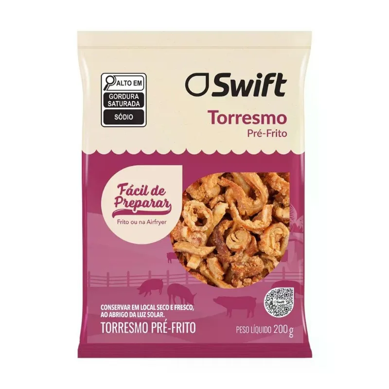 Torresmo Swift Pré-Frito Airfryer 200g