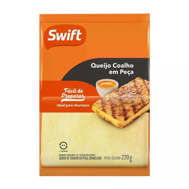 Queijo Coalho em Peça Swift Congelado 220g