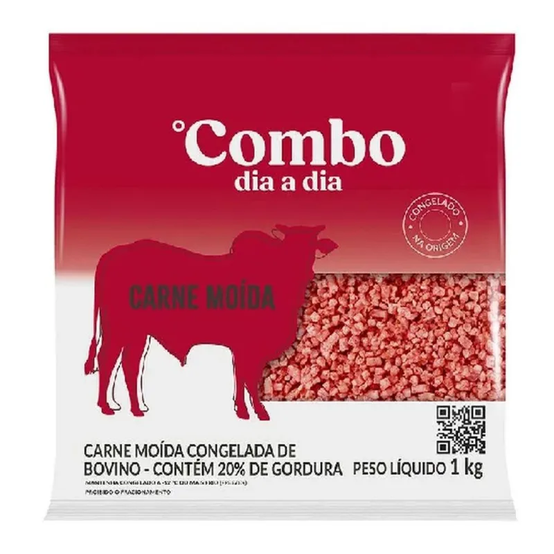 Carne Moída Bovina Swift Combo Dia a Dia Congelada 1kg