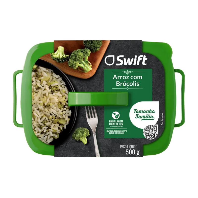Prato Pronto Swift Arroz com Brocolis 500g