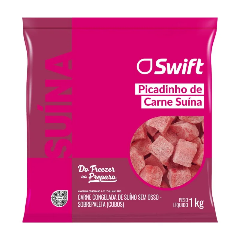 Picadinho Carne Suína Swift 1Kg
