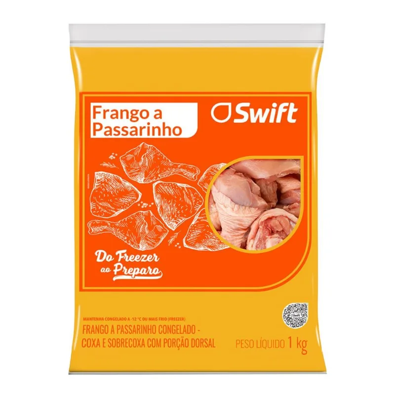 Coxa e Sobrecoxa de Frango à Passarinho Swift 1kg