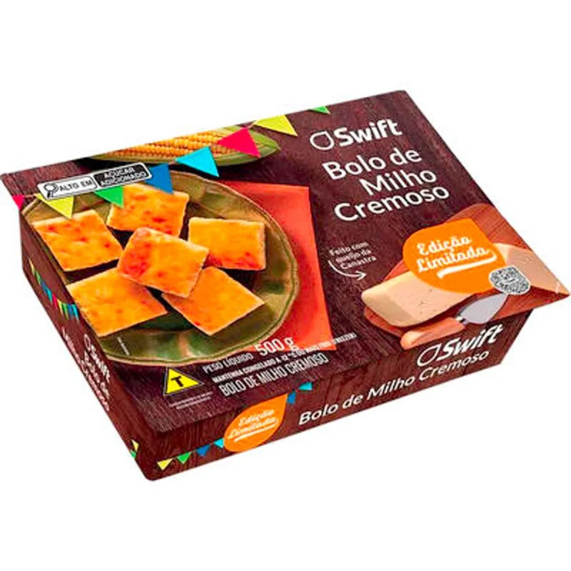 Bolo de Milho Cremoso Swift 500g