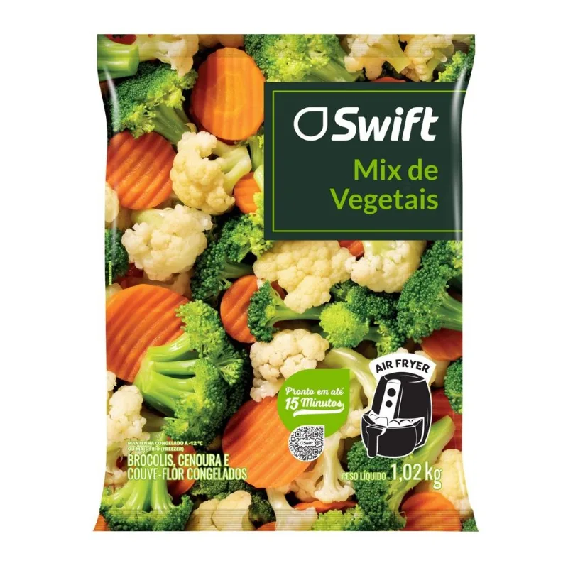 Mix de Vegetais Swift Tradicional Pacote Congelado 1,02kg