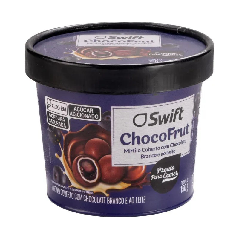 Choco Frut Swift Mirtilo Com Chocolate Branco 150g
