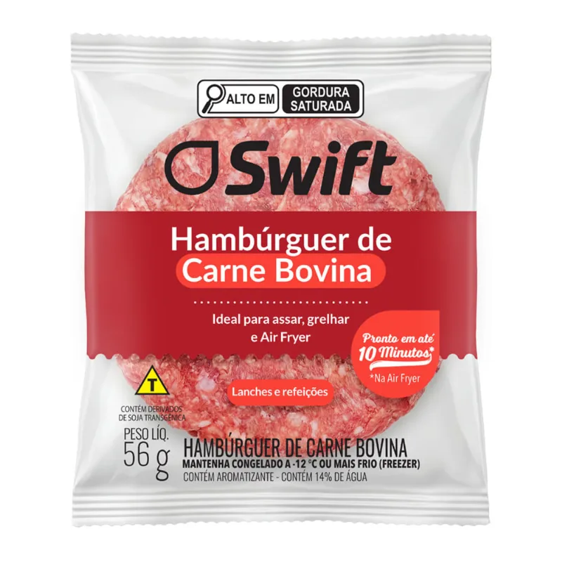 Hamburguer Bovino Swift 56g