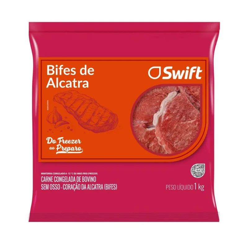 Alcatra em Bife Swift Congelada 1kg