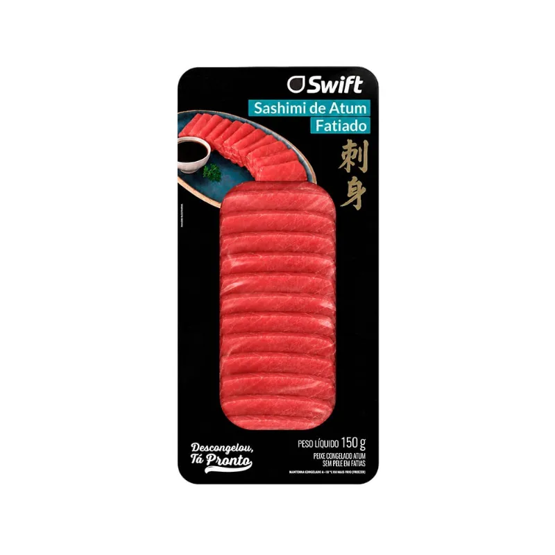 Sashimi Atum Swift Fatiado 150g